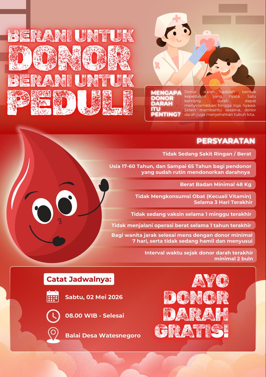 Berani Untuk Donor Berani Untuk Peduli